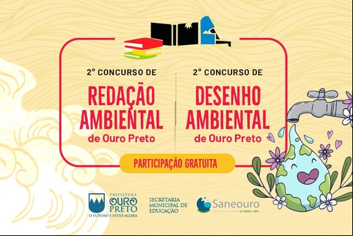 SANEOURO LANÇA 2ª EDIÇÃO DE CONCURSO AMBIENTAL NAS ESCOLAS MUNICIPAIS DE OURO PRETO